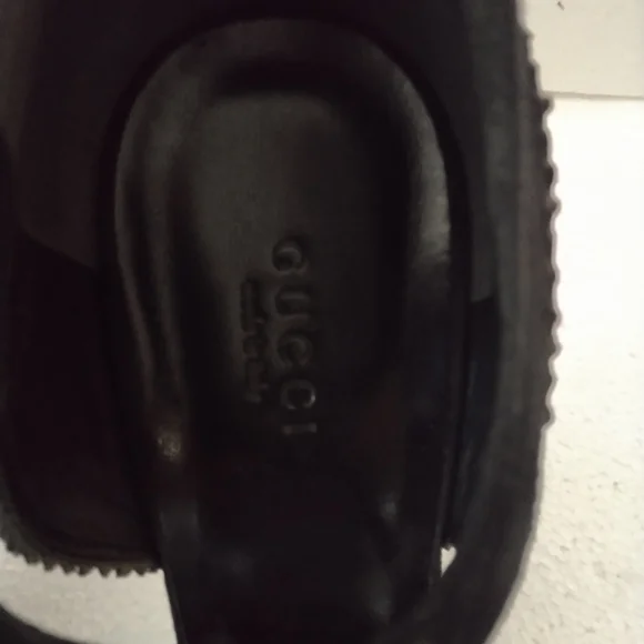 Gucci Black and Silver Women's Shoes - Picture 4 of 15